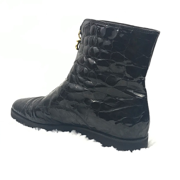 Salvatore Ferragamo Croc Booties - Picture 7 of 8